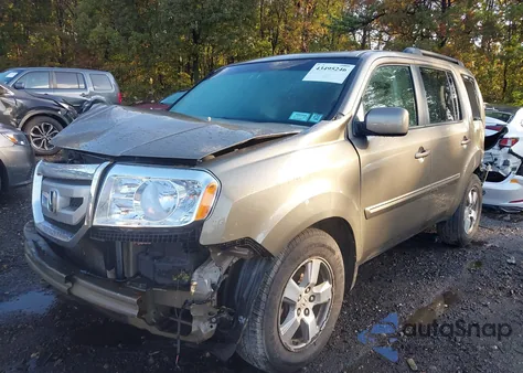 2009 Honda Pilot Ex-L из США, поврежденный, VIN 5FNYF485X9B040187